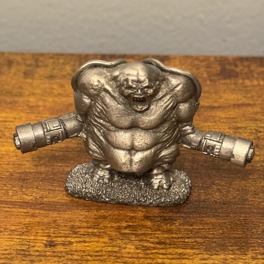 DOOM Mancubus Pewter Miniature 1993 1997 id Software Reaper Metal Figure USA
